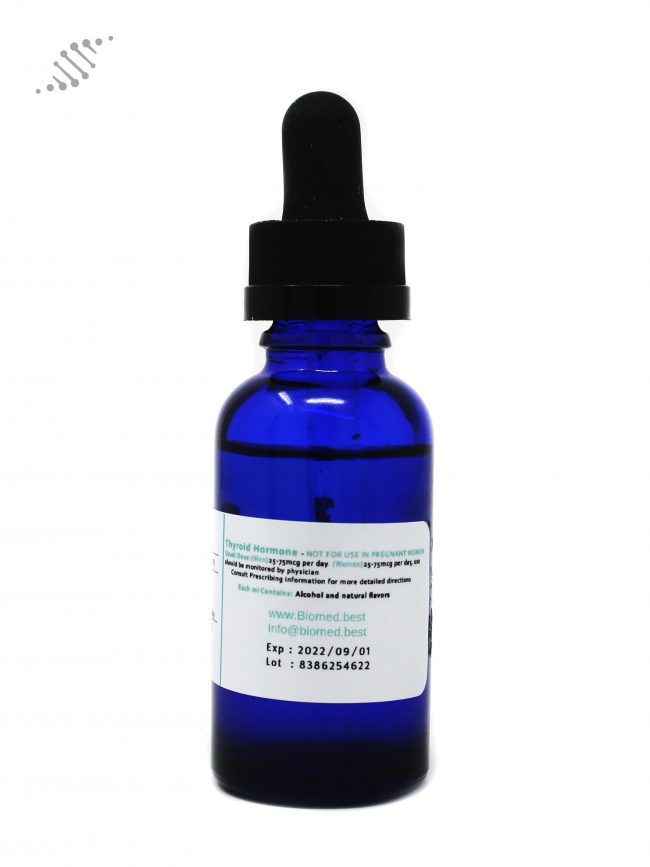 Cytomel Liothyronine Sodium 100mcg/tab Back