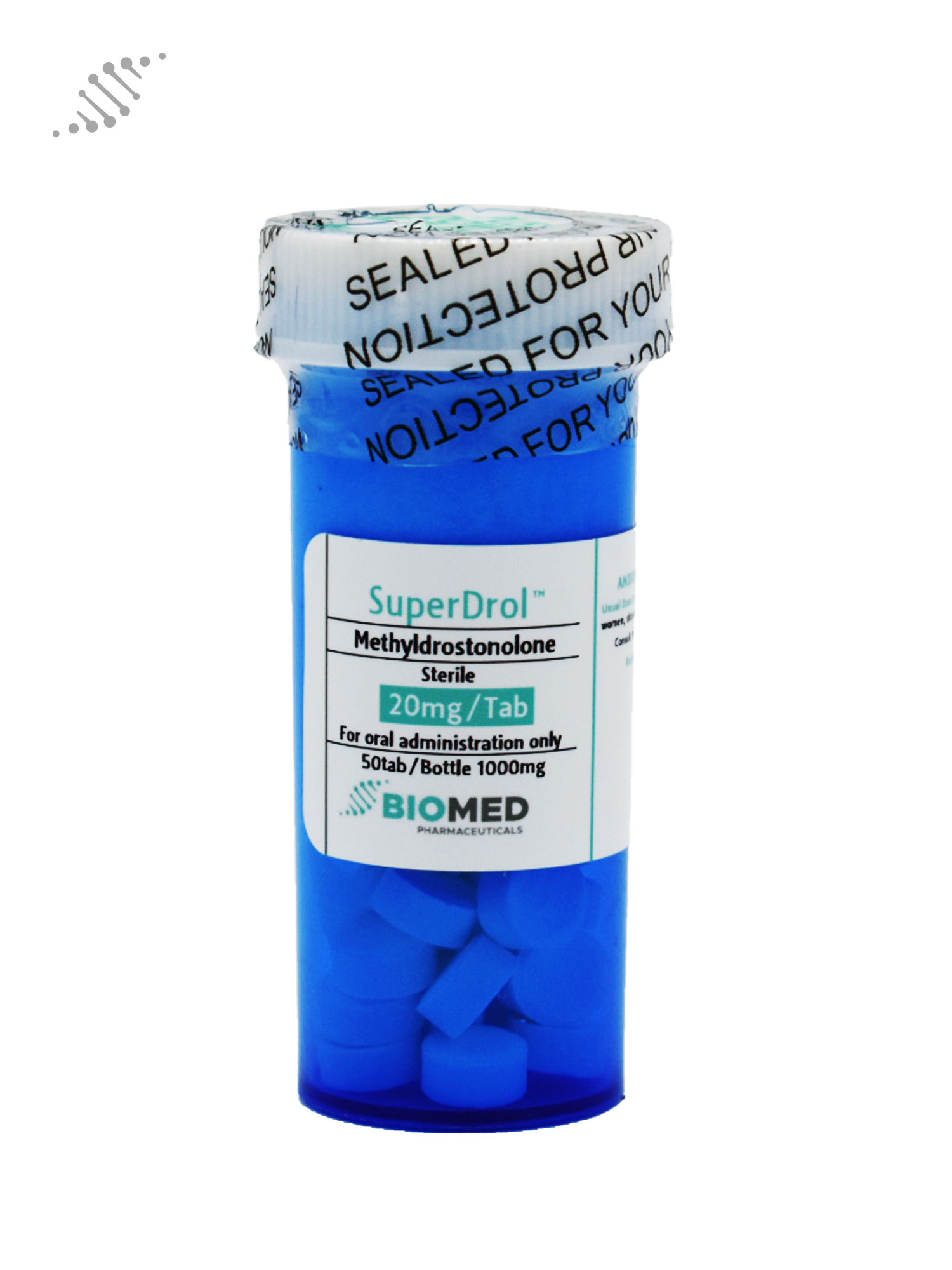 Biomed SuperDrol Methyldrostonolone 20mg/tab