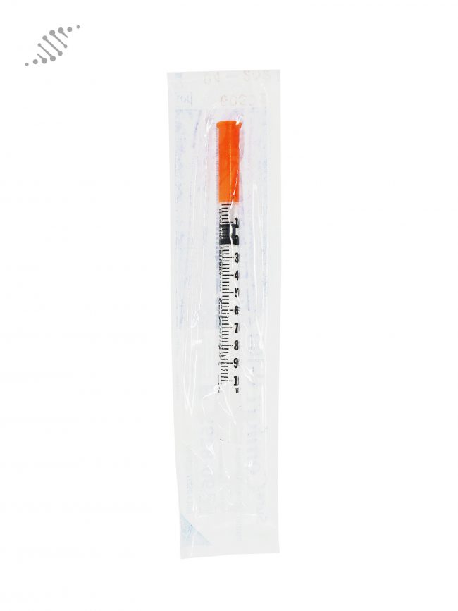 Biomed Insulin Syringe 12mm 10 pack Back